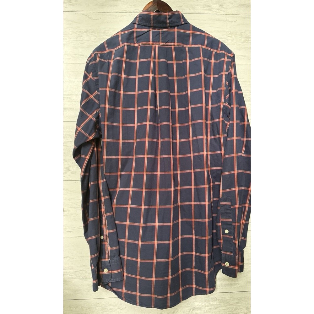 Ralph Lauren Shirt Mens Large Multicolor Plaid Cotton Classic Fit Button Down